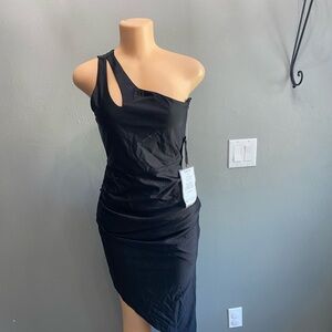 Jump Black‎ One-Shoulder Dress